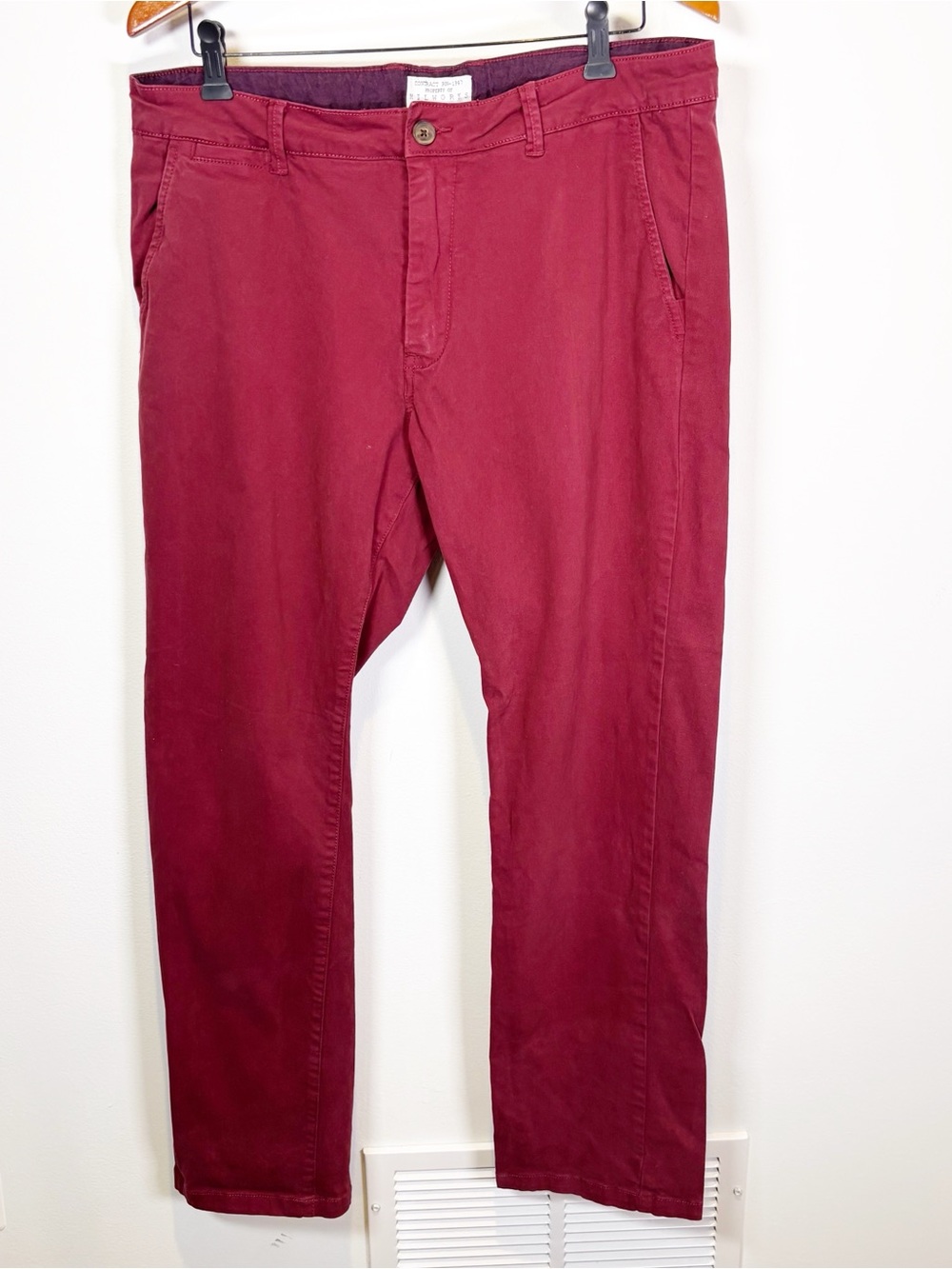 Milworks Red Chino Pants